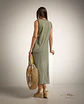 Vestido comprido em algodão Alba  - Thumbnail 3