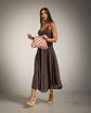 Vestido comprido em linho rústico Siena - Thumbnail 2
