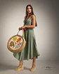 Vestido comprido em linho rústico Siena - Thumbnail 2