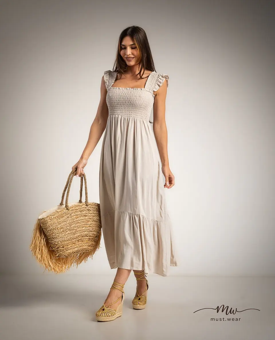 Vestido comprido Duna 1