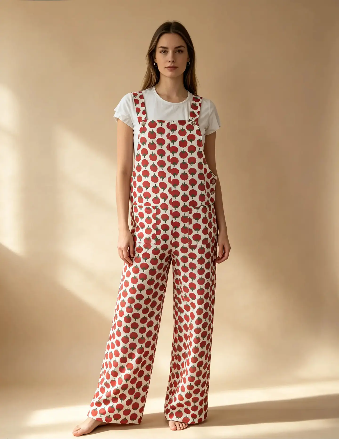 Macacão comprido estampado Tomate 1