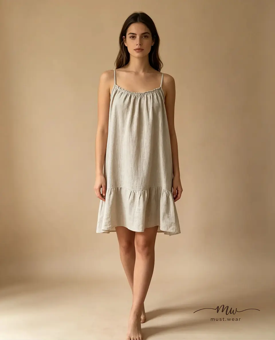 Vestido curto de alças Nara 1