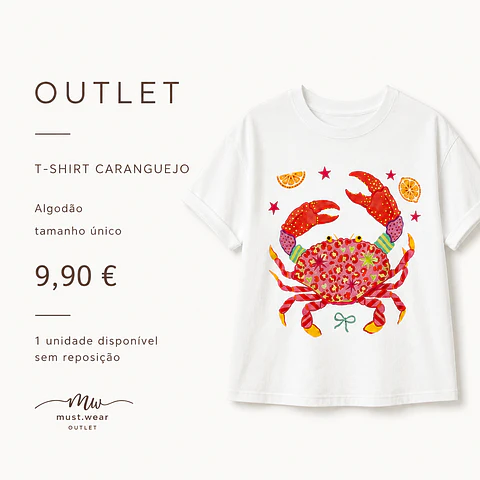 T-shirt Caranguejo