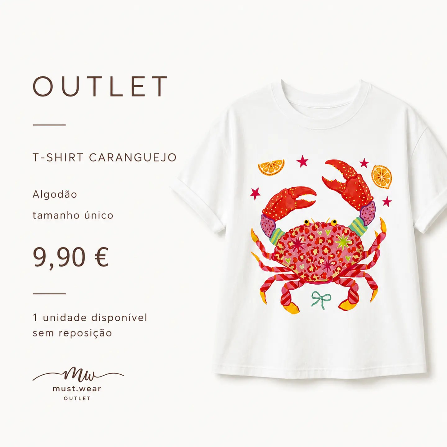 T-shirt Caranguejo 1
