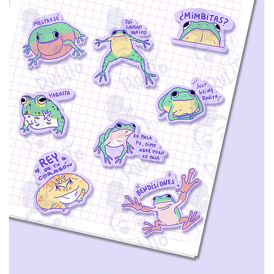 Set stickers - Ranitas moods