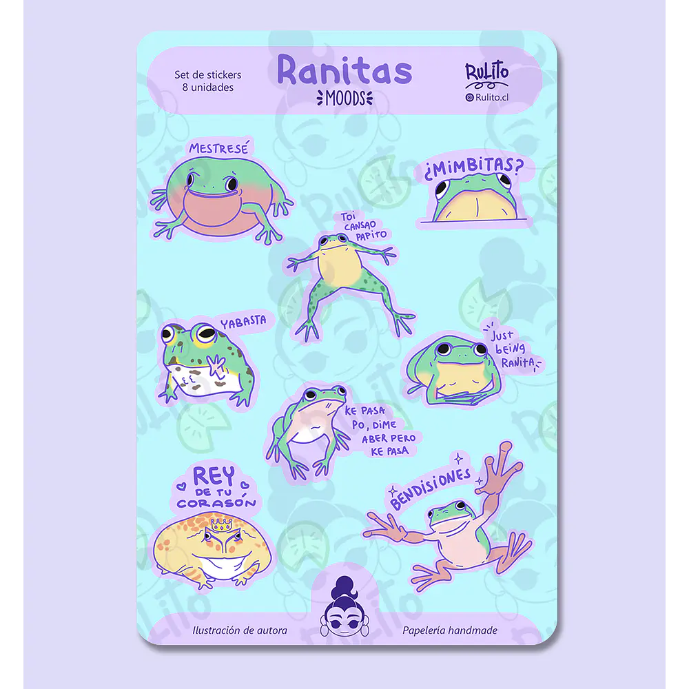 Set stickers - Ranitas moods