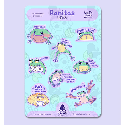 Set stickers - Ranitas moods