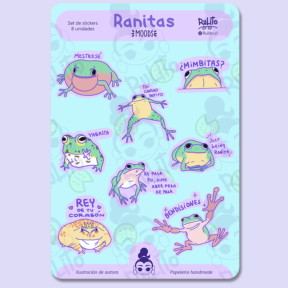 Set stickers - Ranitas moods