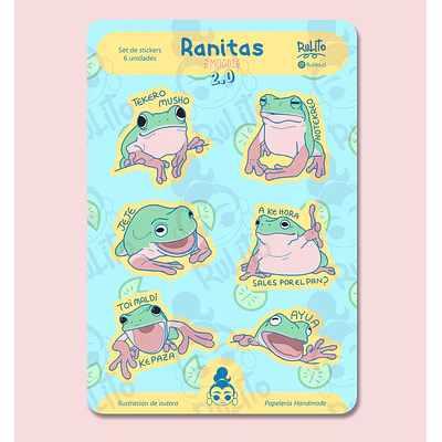 Set stickers - Ranitas moods 2.0