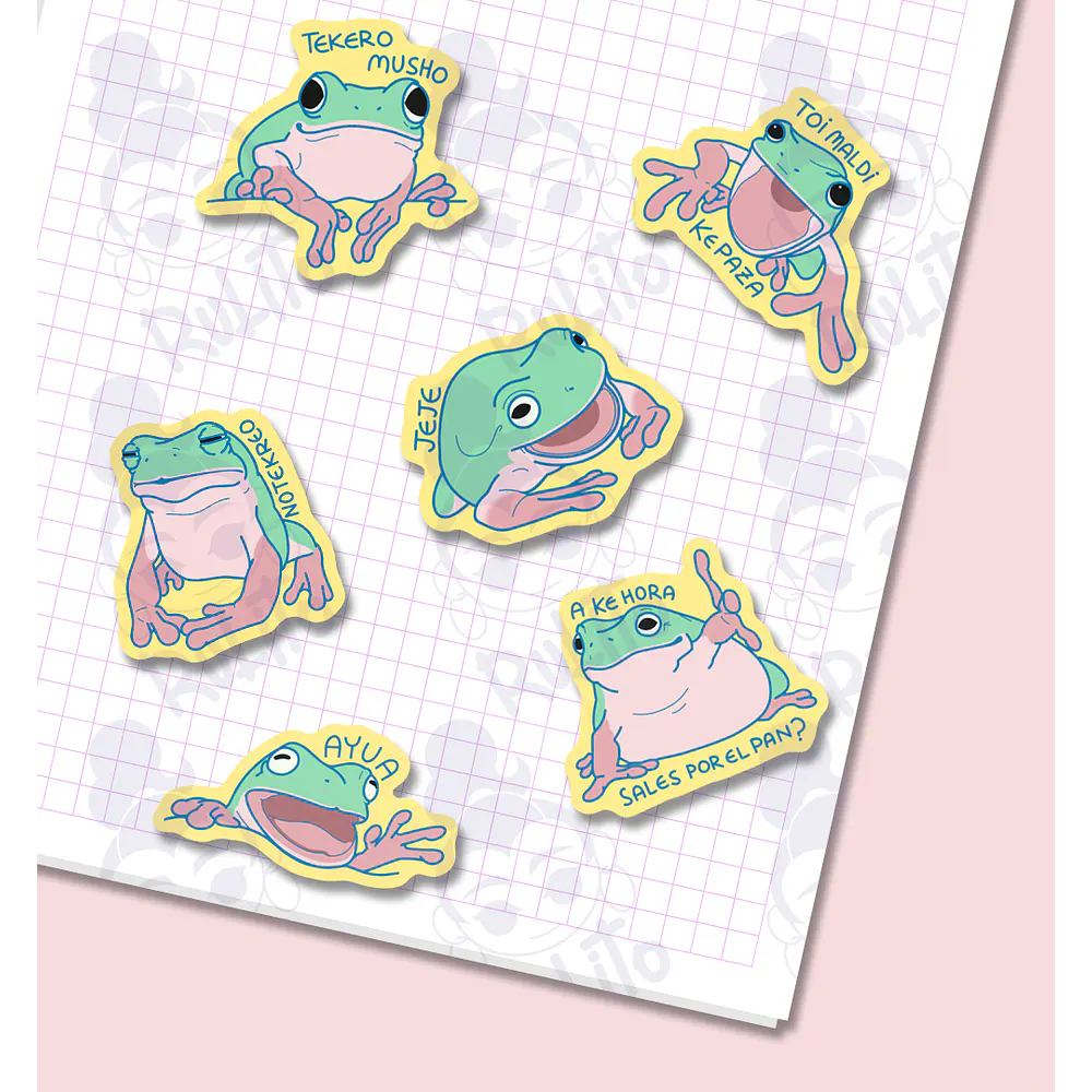 Set stickers - Ranitas moods 2.0