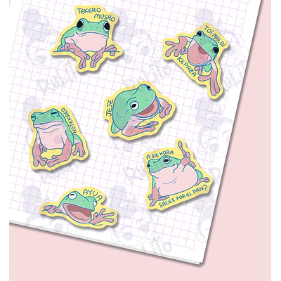 Set stickers - Ranitas moods 2.0