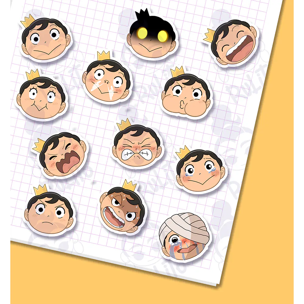 Set stickers - Bojji