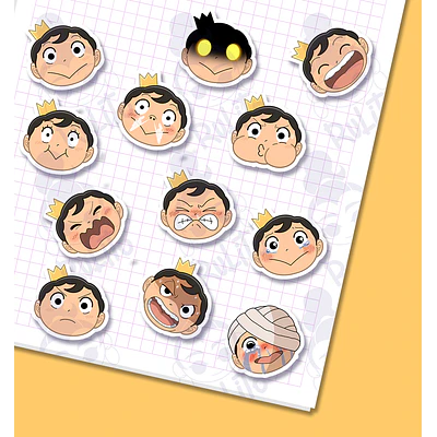 Set stickers - Bojji