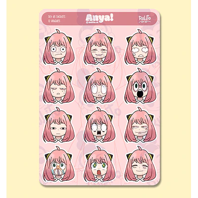 Set stickers - Anya