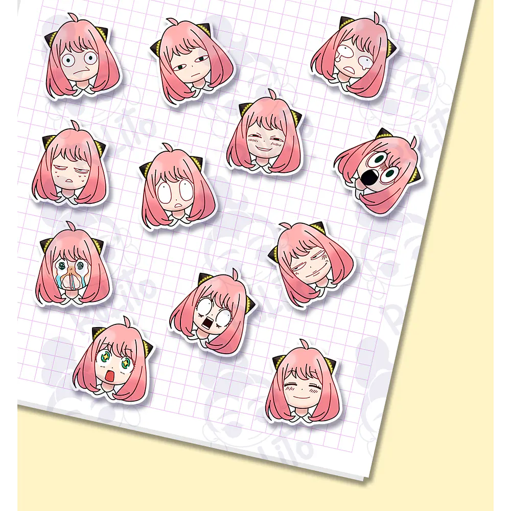 Set stickers - Anya