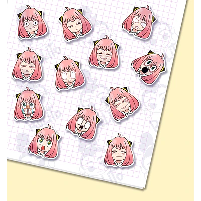 Set stickers - Anya