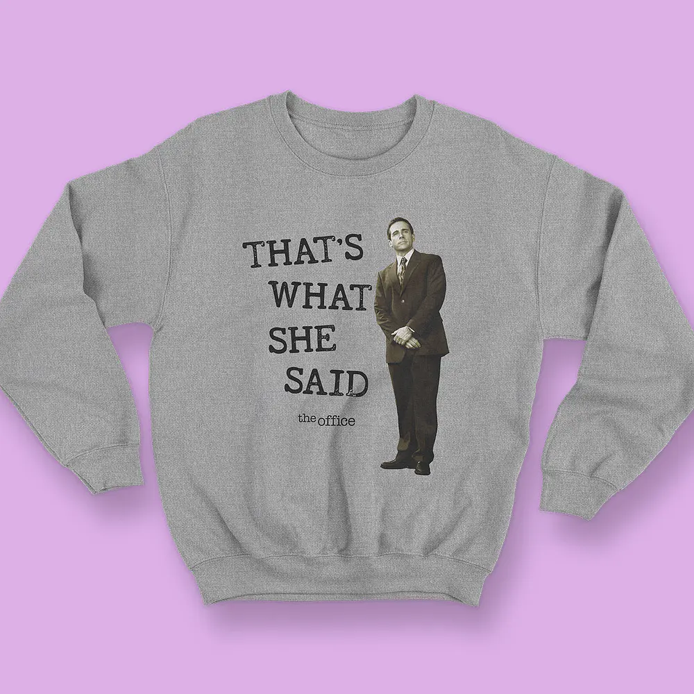 [OFERTA] Sudadera / Poleron Liviano The Office That what she said