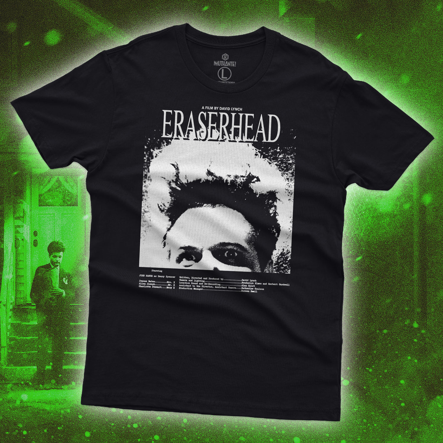 Eraserhead - Lynch - Polera - s / Negro