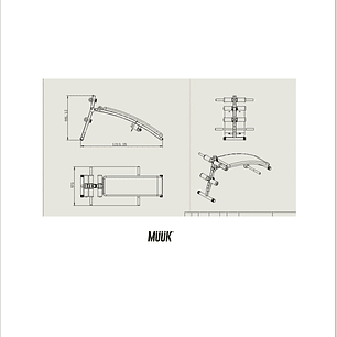 Banca Abdominal Multifunción Muuk