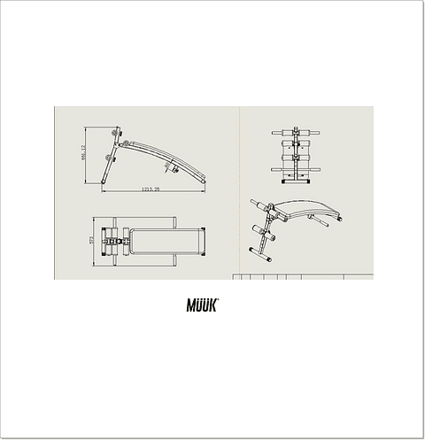Banca Abdominal Multifunción Muuk