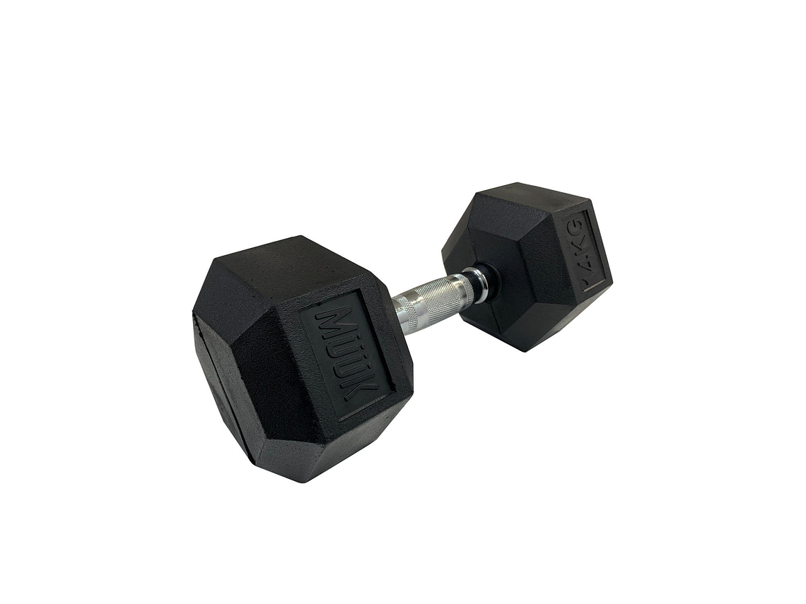 Mancuerna Hexagonal Muuk Goma 14Kg 1