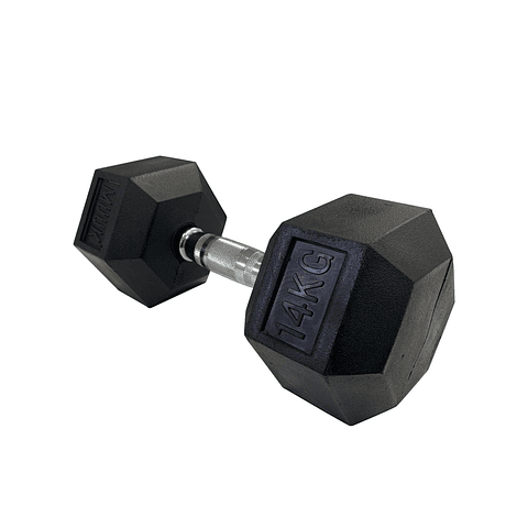 Mancuerna Hexagonal Muuk Goma 14Kg