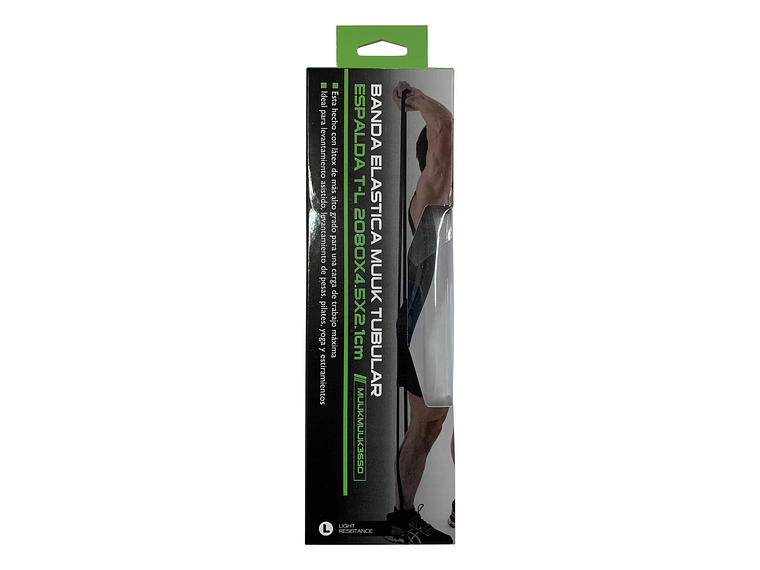 Banda Elastica Muuk Tubular Espalda Light 208X4.5X2.1Cm 3