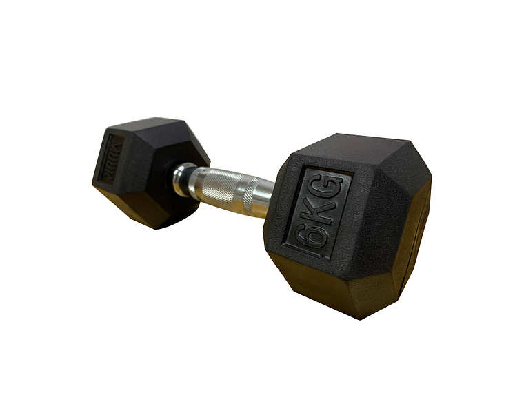 Mancuerna Hexagonal Muuk Goma 6Kg 2