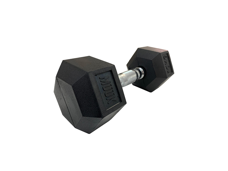 Mancuerna Hexagonal Muuk Goma 10Kg 1