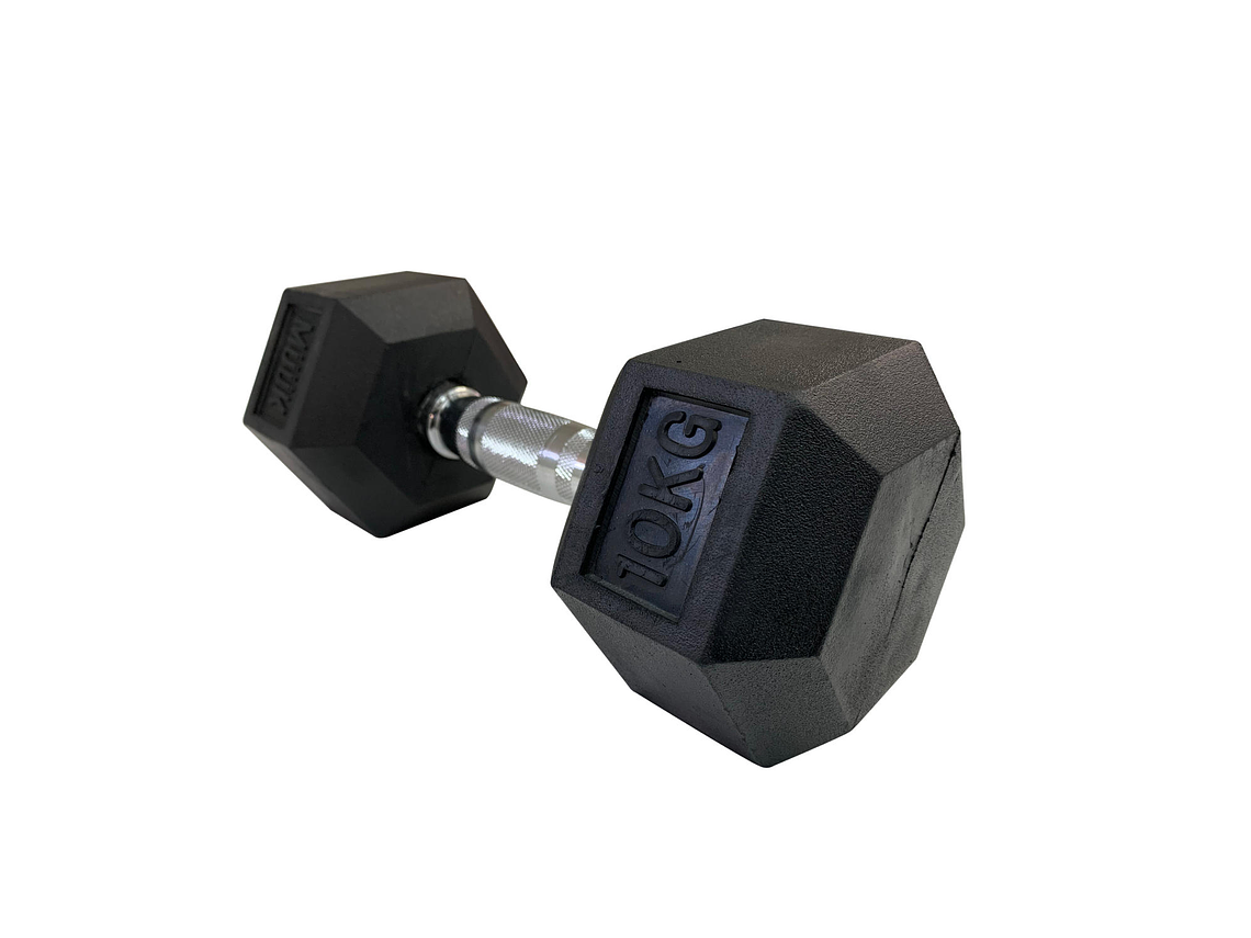 Mancuerna Hexagonal Muuk Goma 10Kg 2