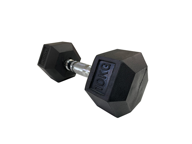 Mancuerna Hexagonal Muuk Goma 10Kg 2