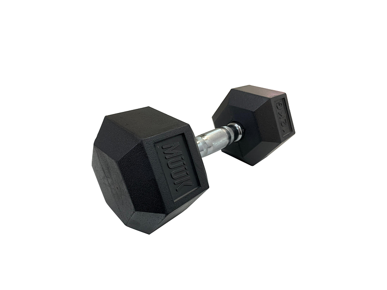 Mancuerna Hexagonal Muuk Goma 12Kg 1