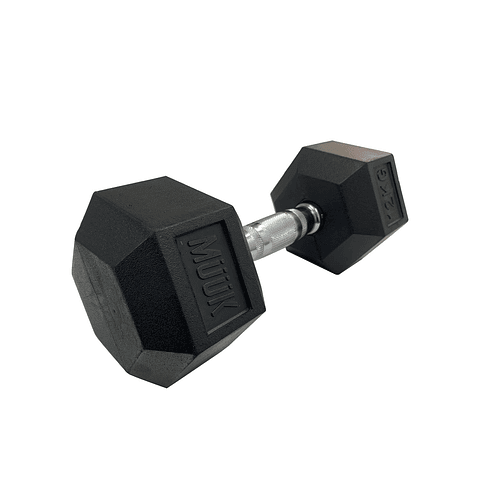 Mancuerna Hexagonal Muuk Goma 12Kg
