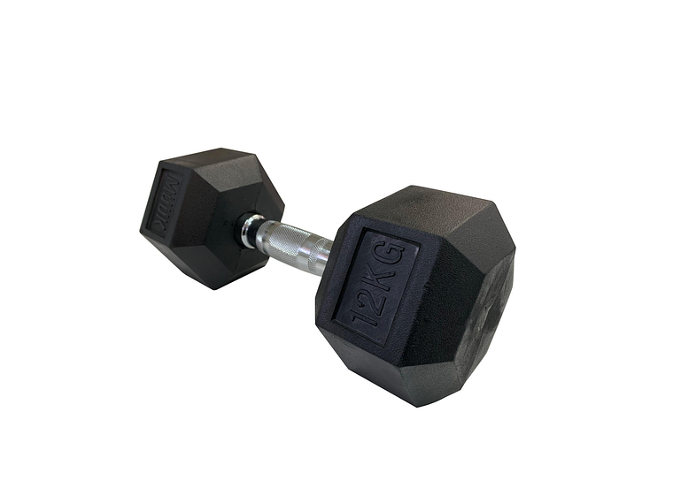 Mancuerna Hexagonal Muuk Goma 12Kg 2