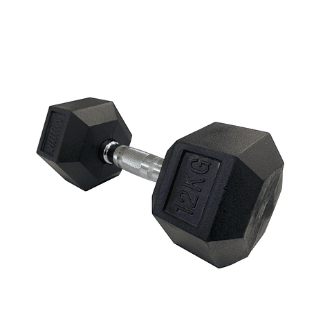 Mancuerna Hexagonal Muuk Goma 12Kg