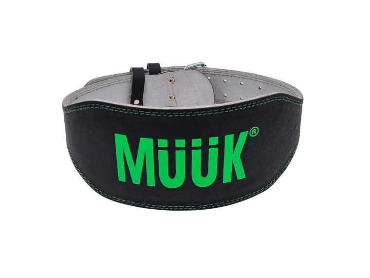 Cinturon De Pesas Cuero Muuk Verde 1