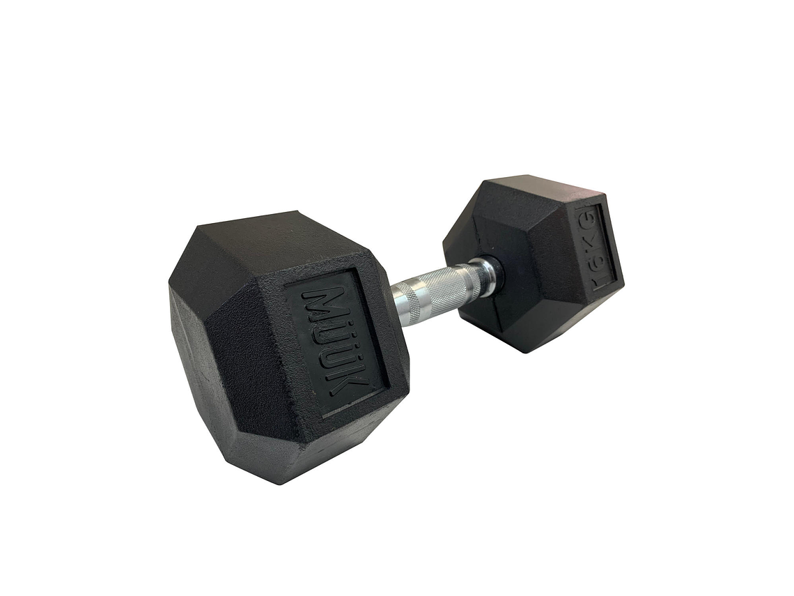 Mancuerna Hexagonal Muuk Goma 16Kg 1