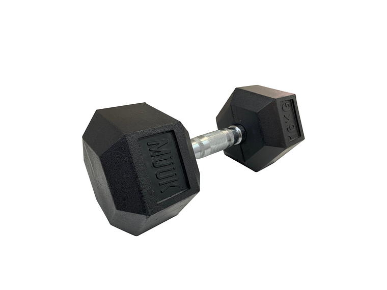 Mancuerna Hexagonal Muuk Goma 16Kg 1