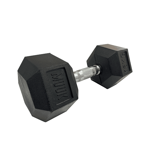 Mancuerna Hexagonal Muuk Goma 16Kg