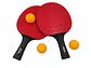 Set de Ping Pong Paletas + Pelotas Muuk - Miniatura 2