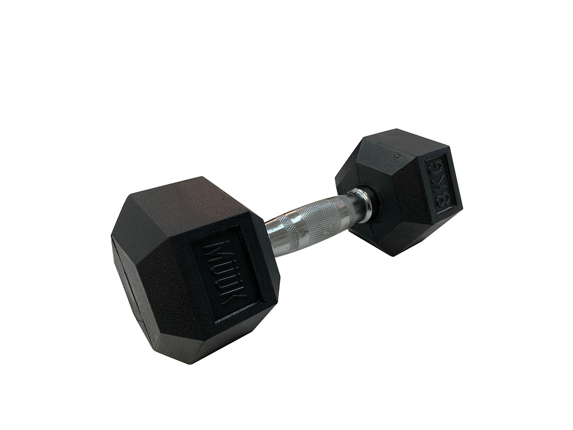 Mancuerna Hexagonal Muuk Goma 8Kg 1