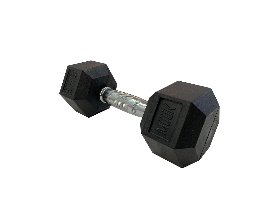 Mancuerna Hexagonal Muuk Goma 8Kg 2