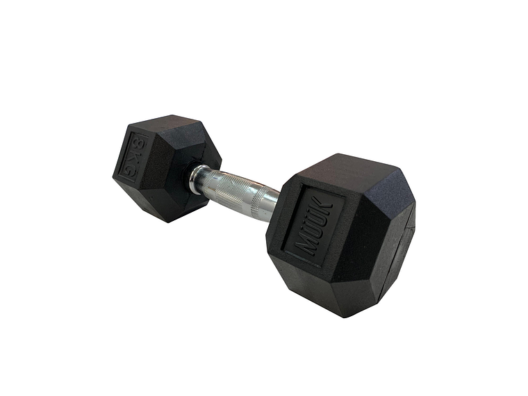 Mancuerna Hexagonal Muuk Goma 8Kg 2