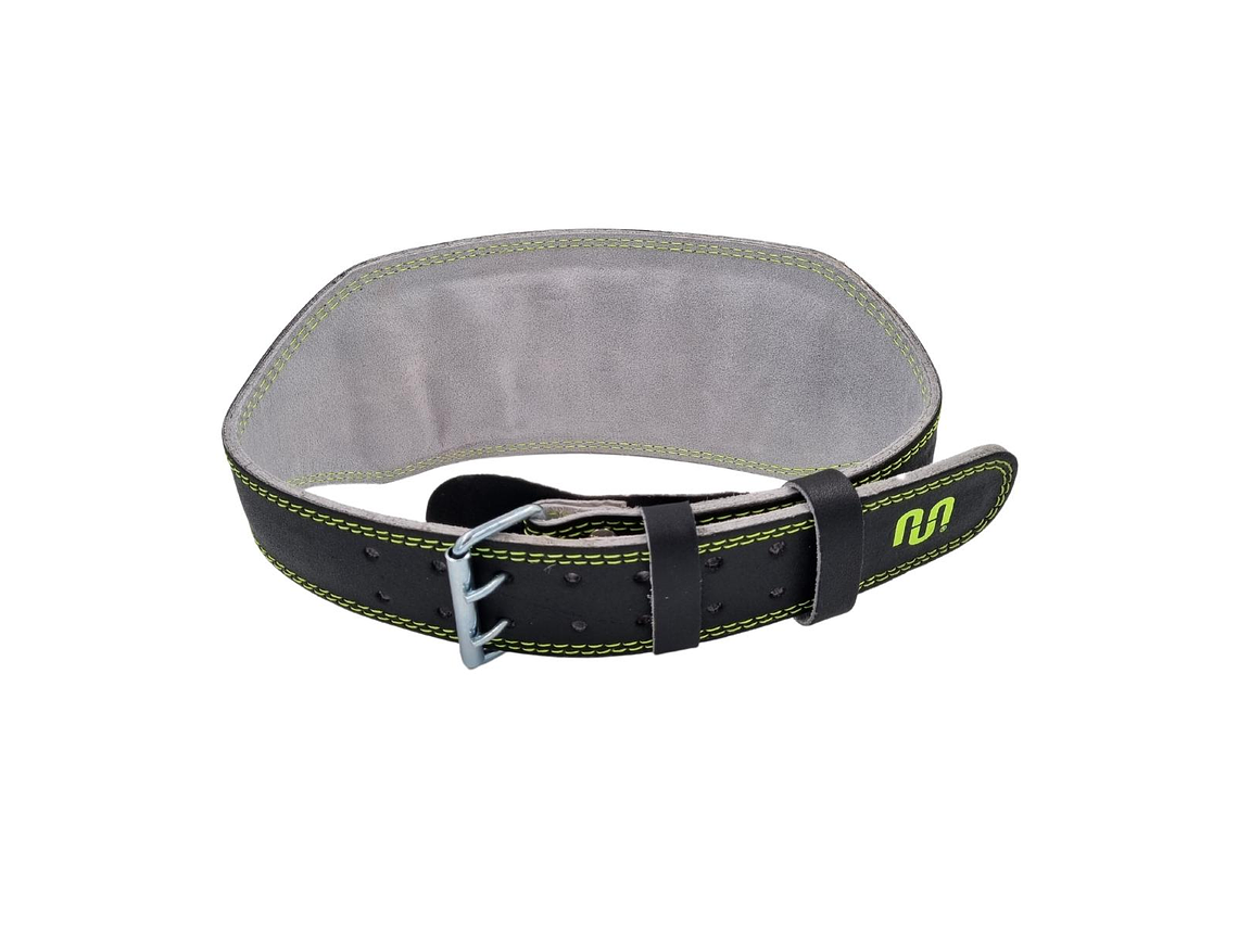 Cinturon De Pesas Cuero Muuk Amarillo 2