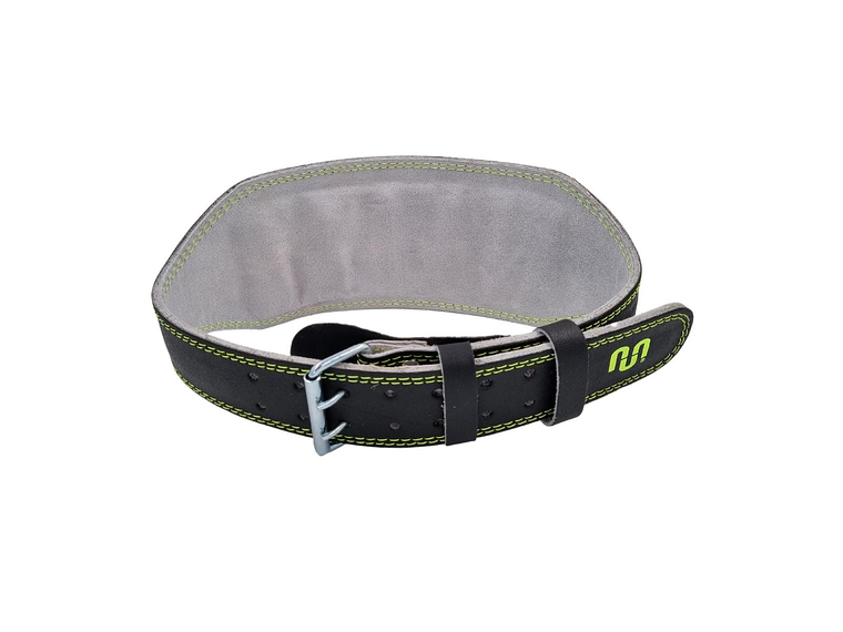 Cinturon De Pesas Cuero Muuk Amarillo 2