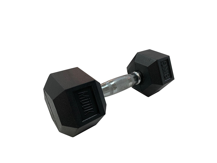Mancuerna Hexagonal Muuk Goma 12,5 Kg 1