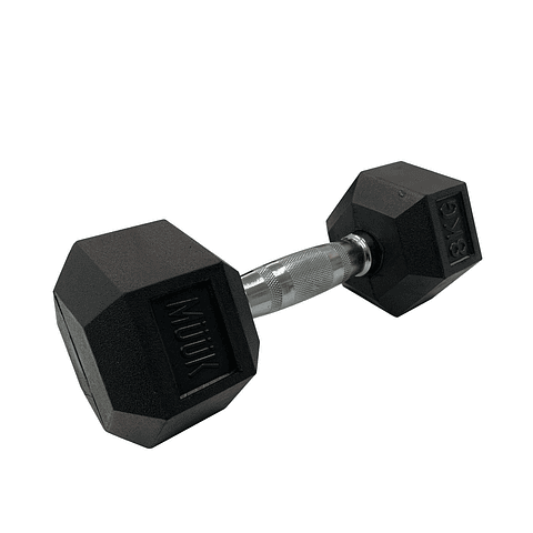 Mancuerna Hexagonal Muuk Goma 12,5 Kg