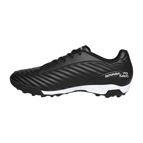 Zapato de Futbolito Penalty Brasil 70 Neo Negro/Blanco
