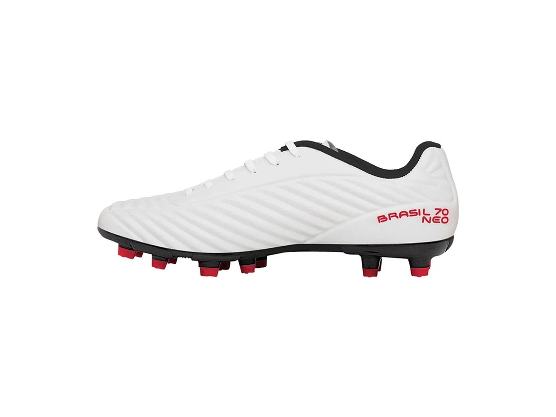 Zapato de Futbol Penalty Brasil 70 Neo Blanco/Rojo 2