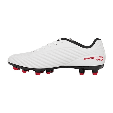 Zapato de Futbol Penalty Brasil 70 Neo Blanco/Rojo